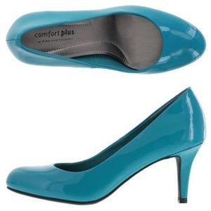 Comfort Plus Blue Heels 9